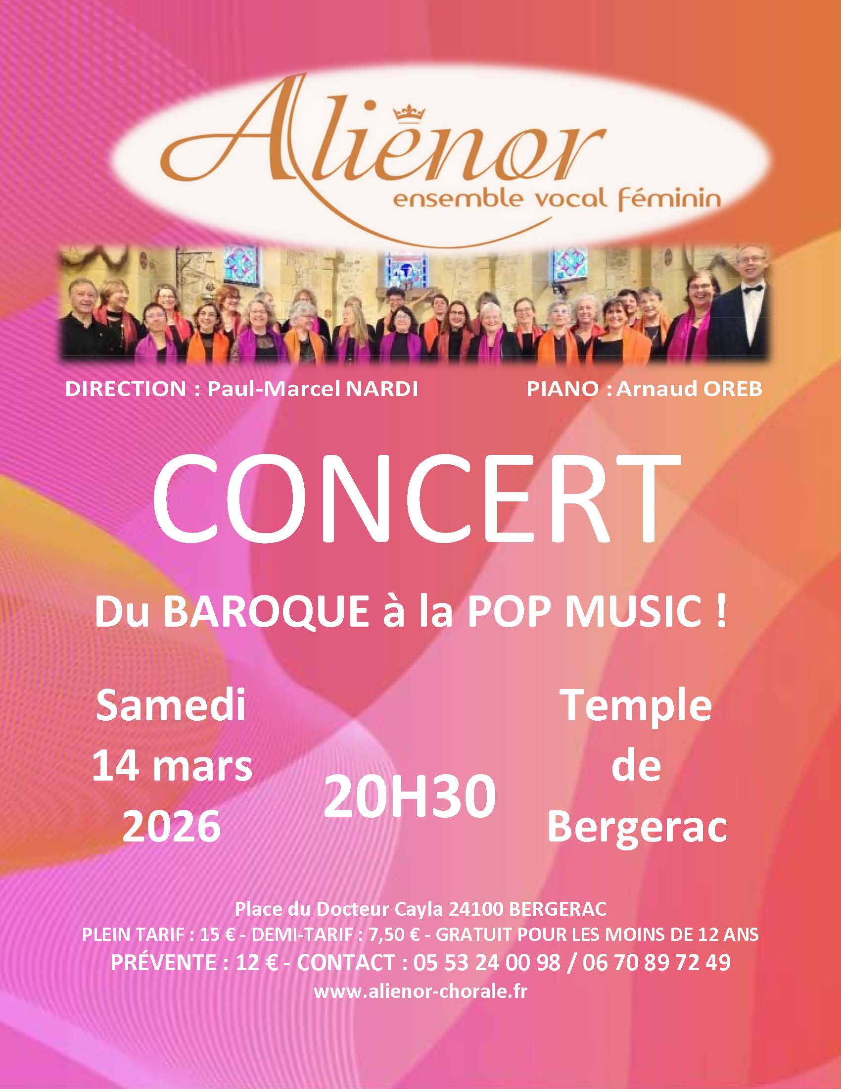AFFICHE ALIENOR BERGERAC 14 MARS 2026 V3