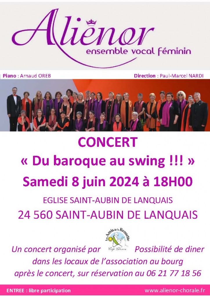 AFFICHE LAB CONCERT ALIENOR EGLISE SAINT-AUBIN DE LANQUAIS 8 JUIN 2024 18H00 VD2 (002)