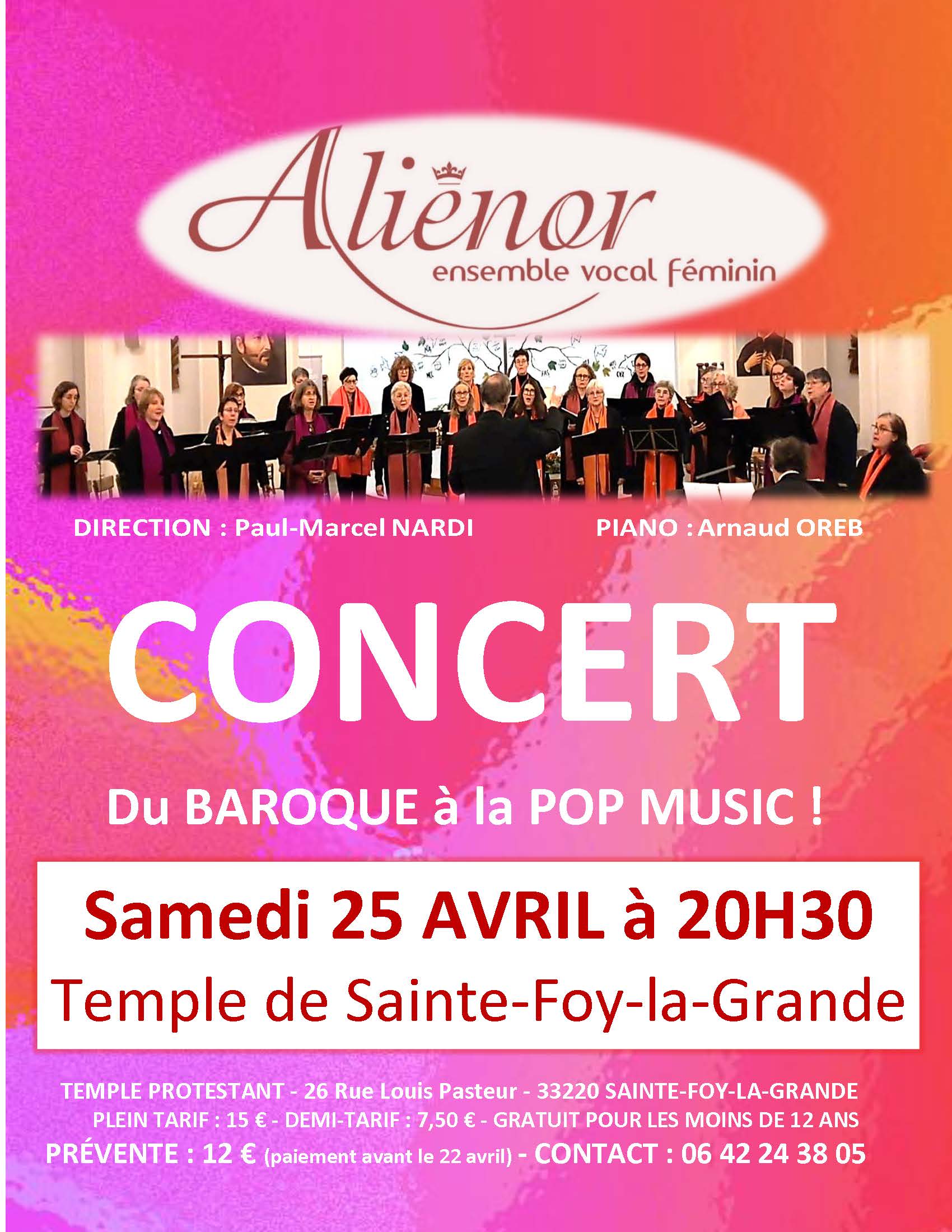 AFFICHE VD ALIENOR SAINT FOY LA GRANDE 25 AVRIL 2026 V2